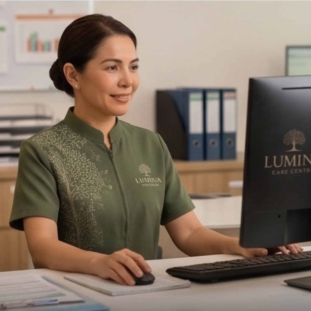 Care coordinator on the Lumina Care team