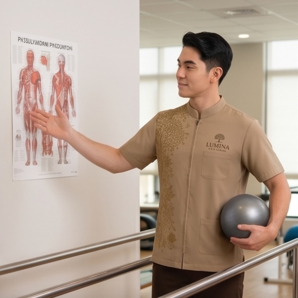 Physiotherapist on the Lumina Care team